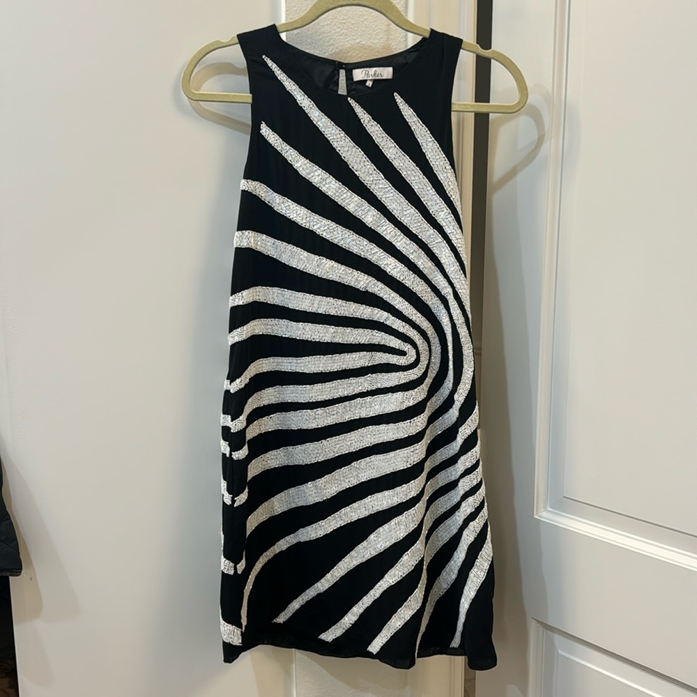 Parker beaded dress NWOT